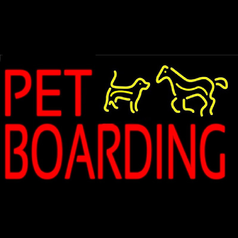 Pet Boarding 1 Neonkyltti