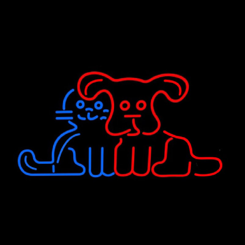 Pet Dog Logo Neonkyltti