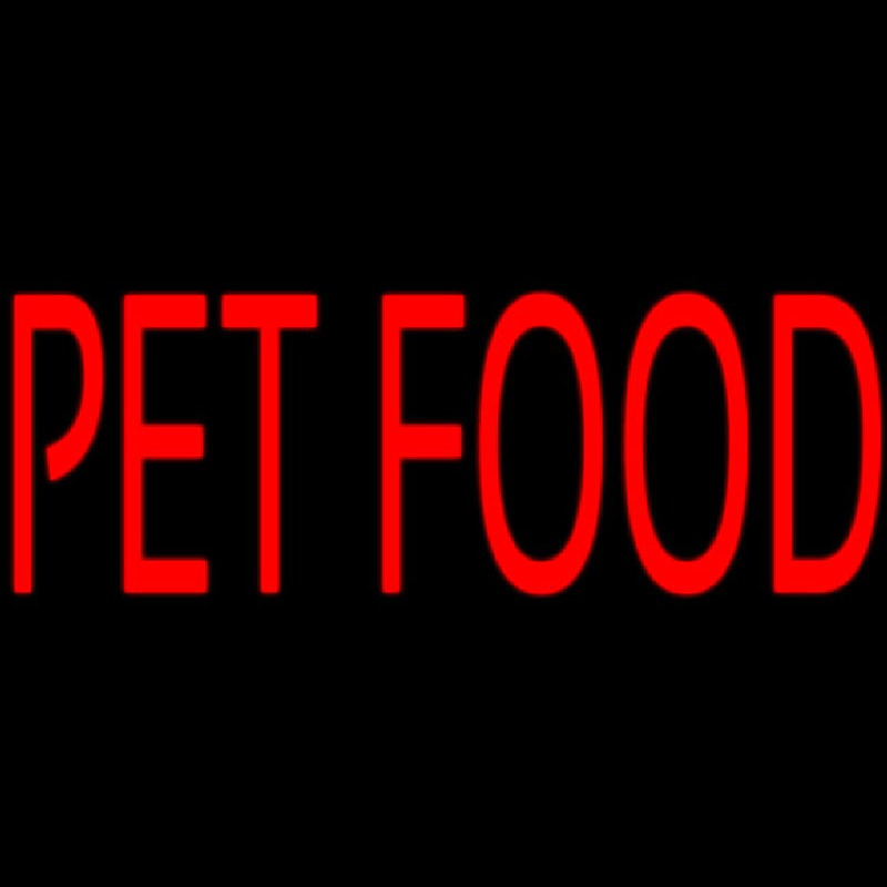 Pet Food Block Neonkyltti