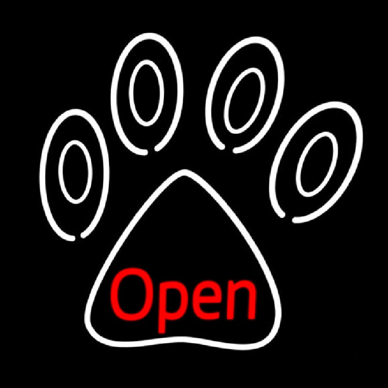 Pet Open 1 Neonkyltti