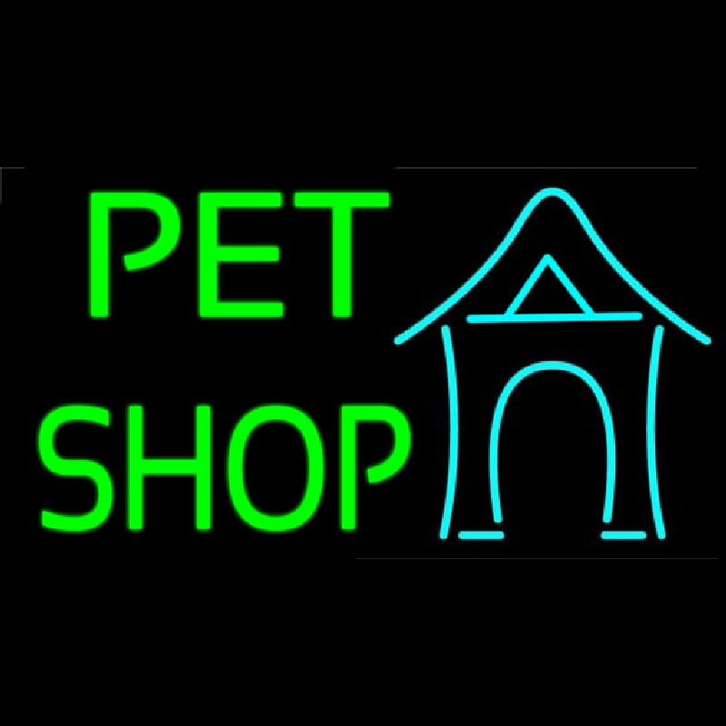 Pet Shop 1 Neonkyltti