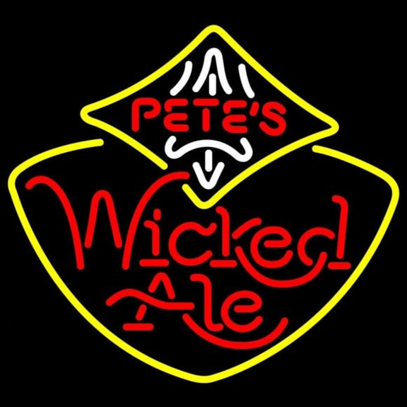 Petes Wicked Ale Beer Sign Neonkyltti