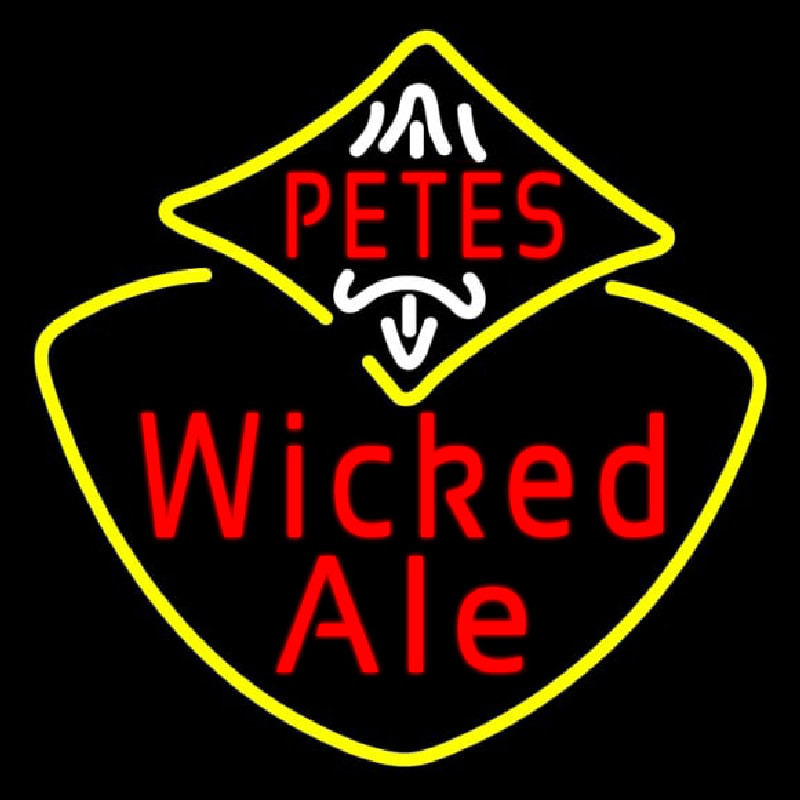 Petes Wicked Ale Neonkyltti