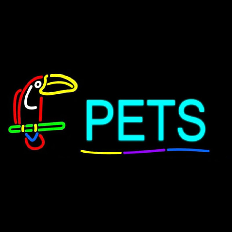 Pets With Logo Neonkyltti