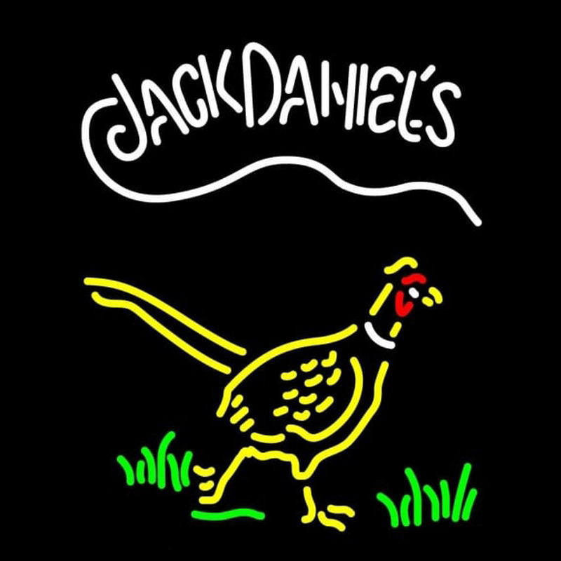 Pheasant Jack Daniels Neonkyltti