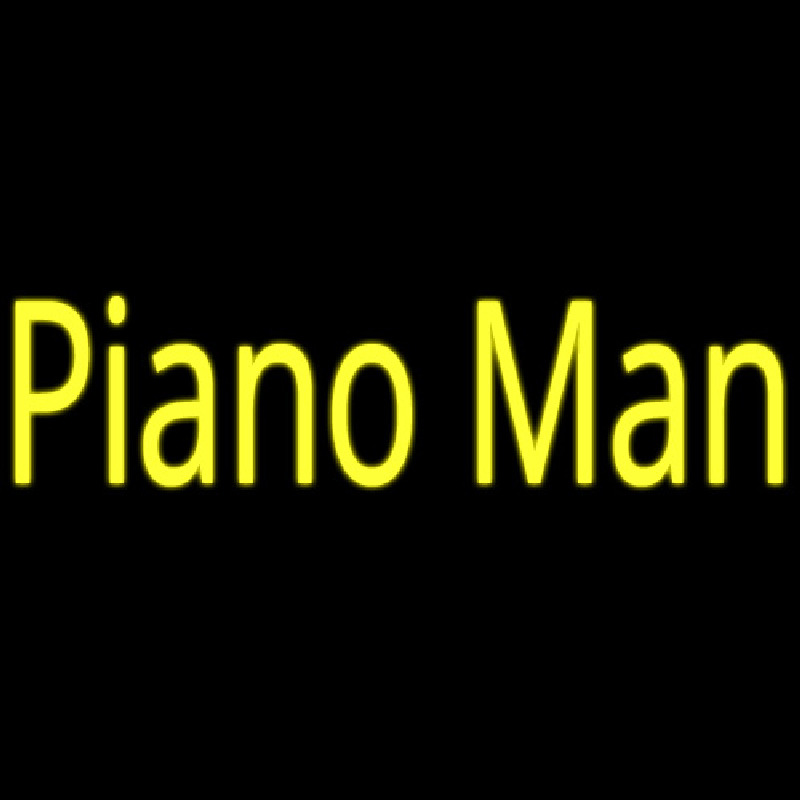 Piano Man Neonkyltti