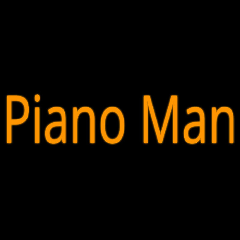 Piano Man Neonkyltti