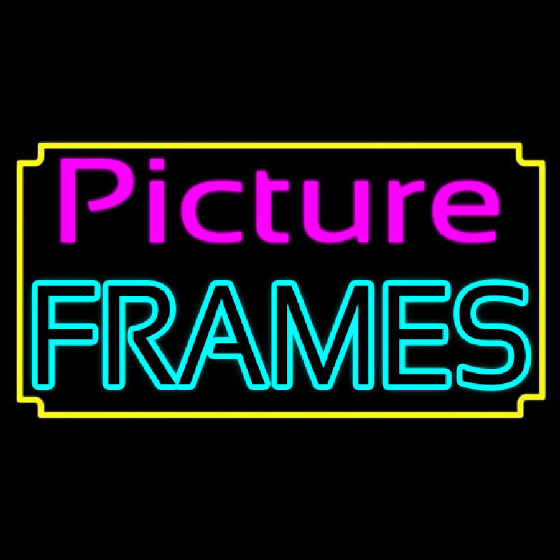 Picture Frames Neonkyltti