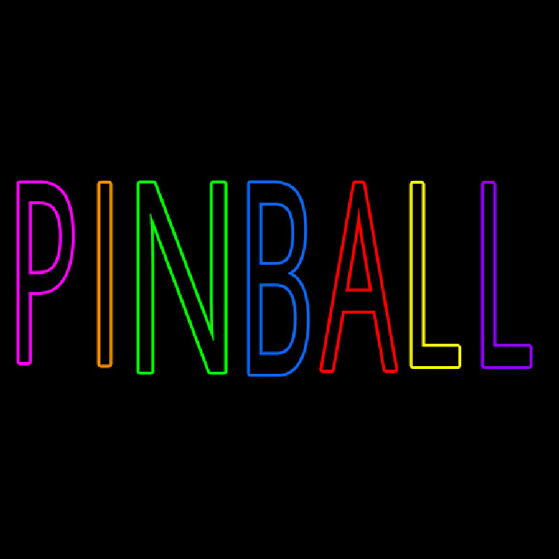 Pinball 1 Neonkyltti