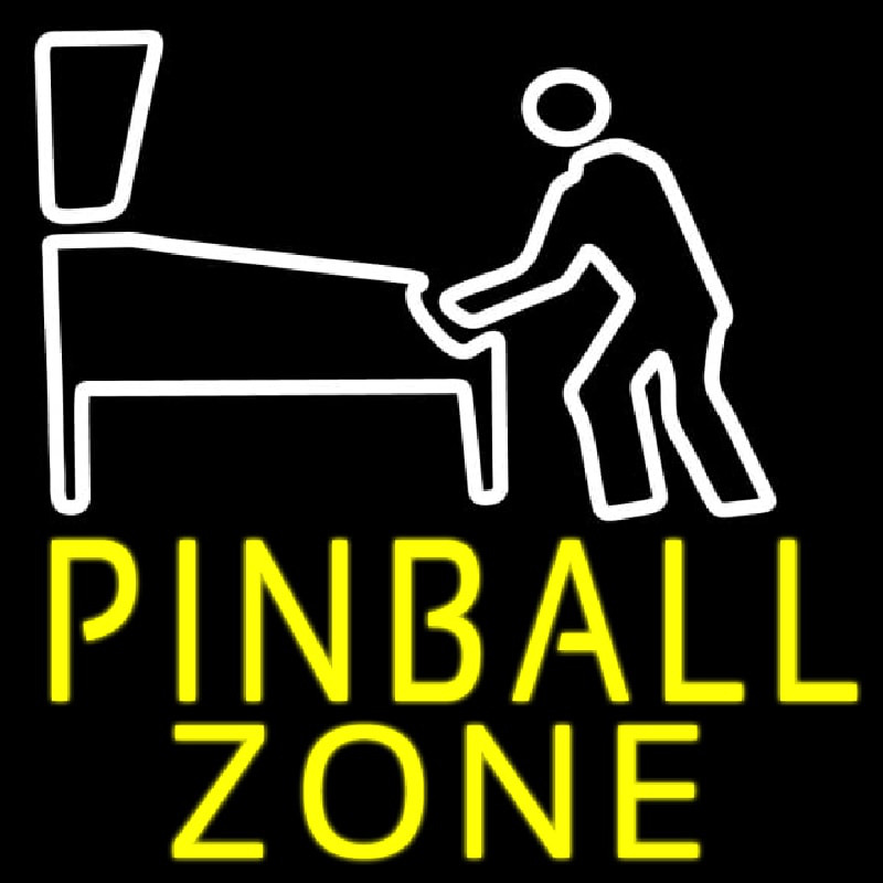 Pinball Zone Neonkyltti