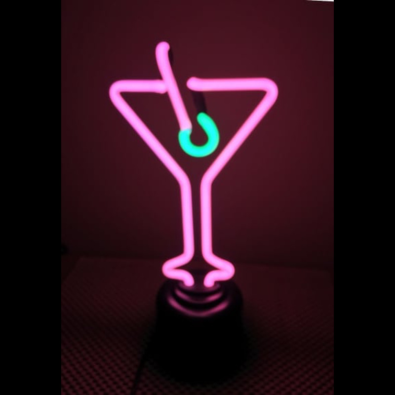 Pink Cocktail Desktop Neonkyltti