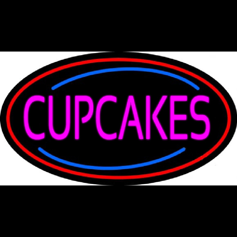 Pink Cupcakes Neonkyltti