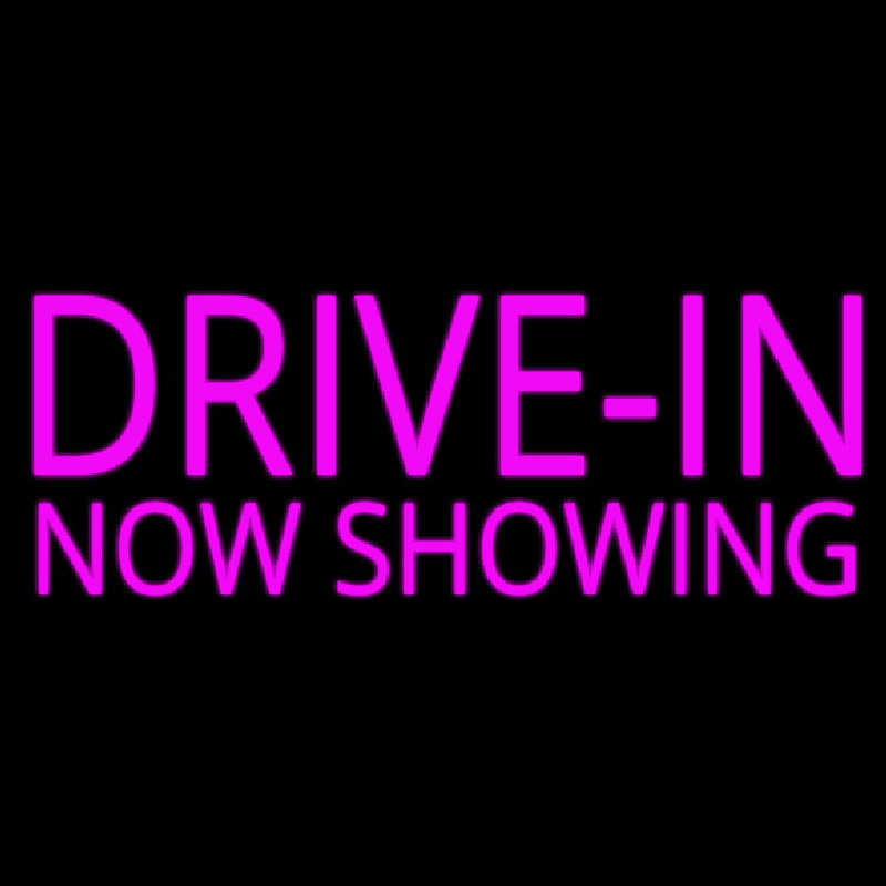 Pink Drive In Now Showing Neonkyltti