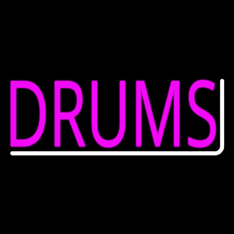 Pink Drums 1 Neonkyltti