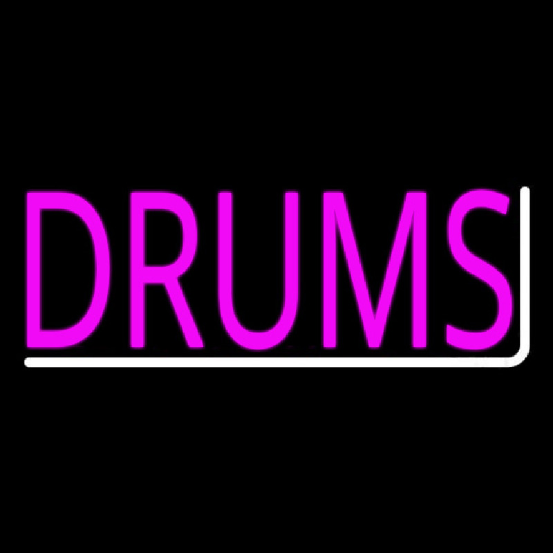 Pink Drums 2 Neonkyltti