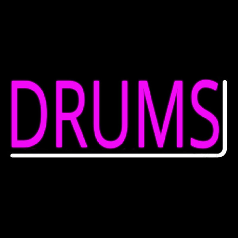 Pink Drums Neonkyltti