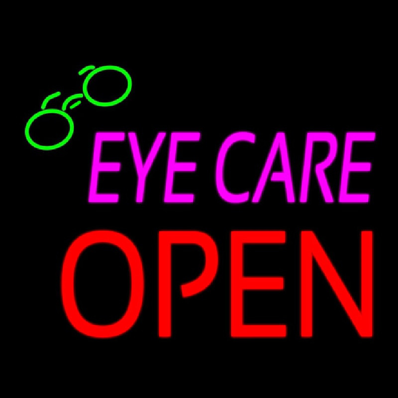 Pink Eye Care Block Open Neonkyltti