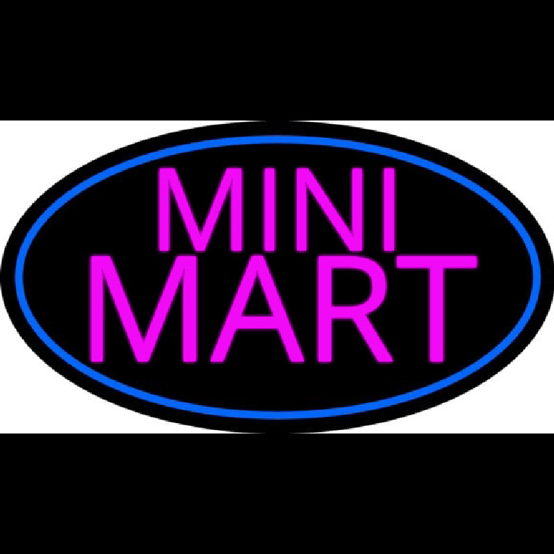 Pink Mini Mart Neonkyltti