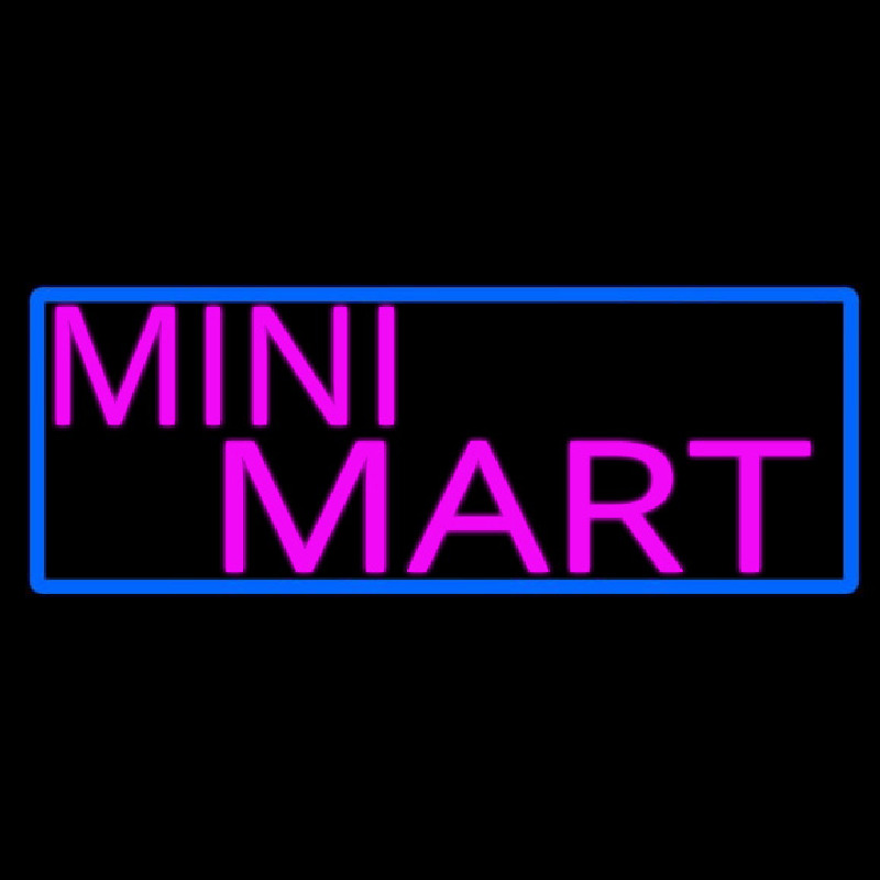 Pink Mini Mart Neonkyltti