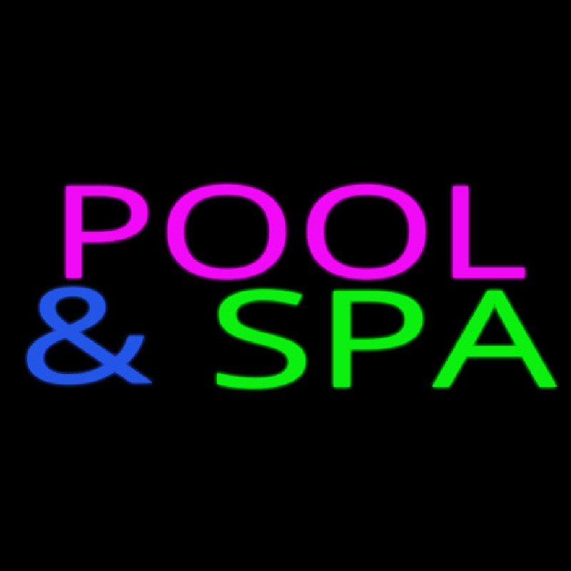Pink Pool And Spa Neonkyltti