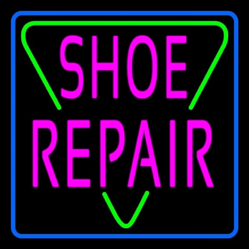 Pink Shoe Repair Block Neonkyltti