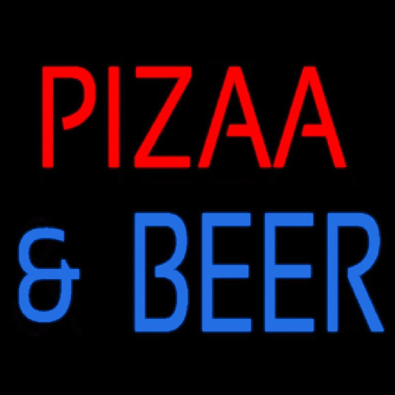 Pizza And Beer Neonkyltti
