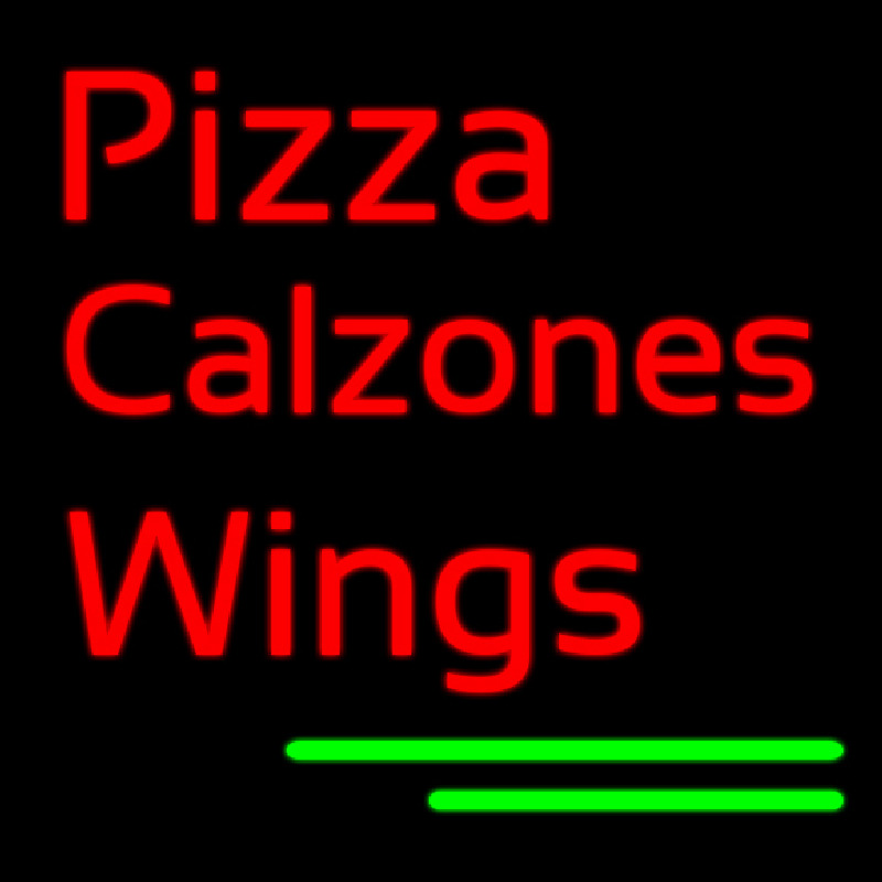 Pizza Calzones Wings Neonkyltti