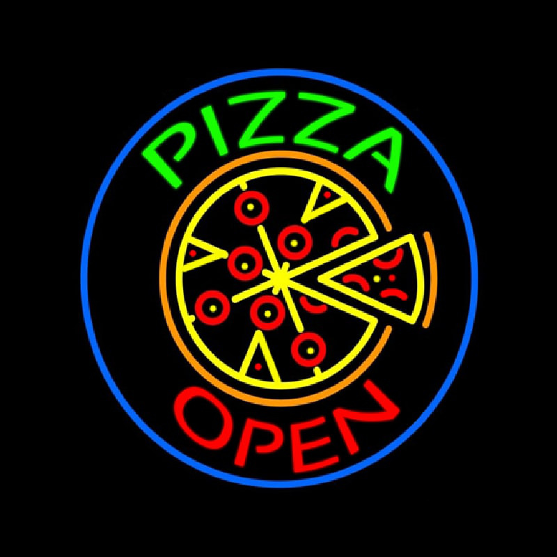 Pizza Open Neonkyltti