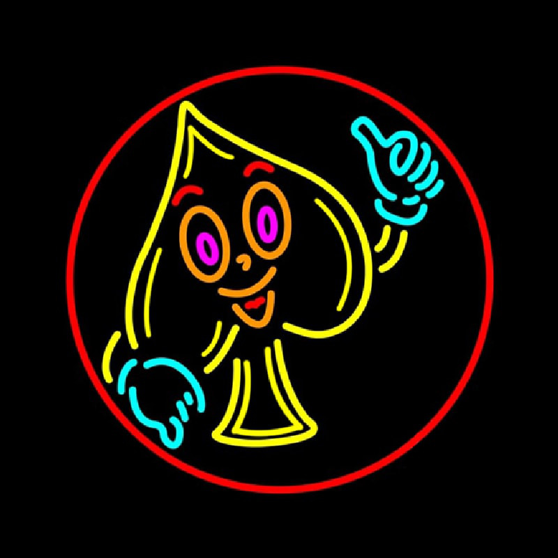 Poker Icon 1 Neonkyltti
