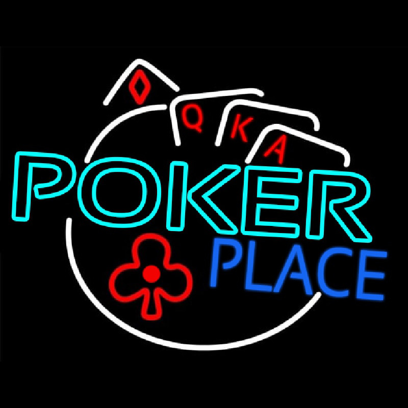 Poker Place Neonkyltti