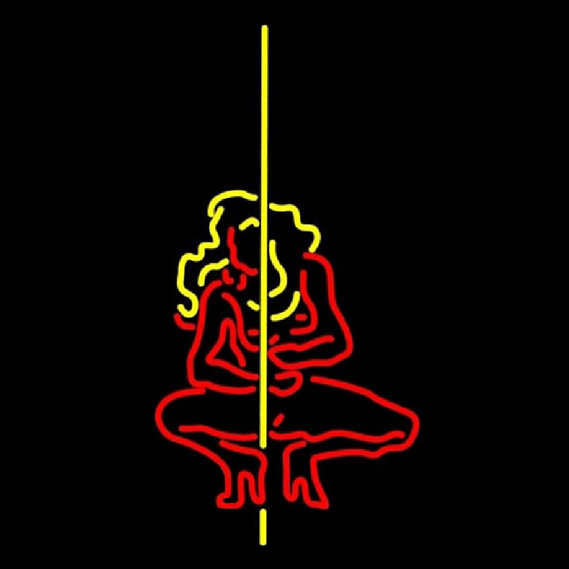 Pole Dance Girl Neonkyltti
