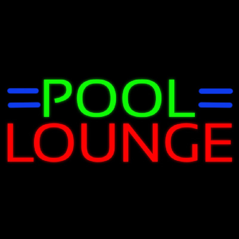 Pool Lounge Neonkyltti