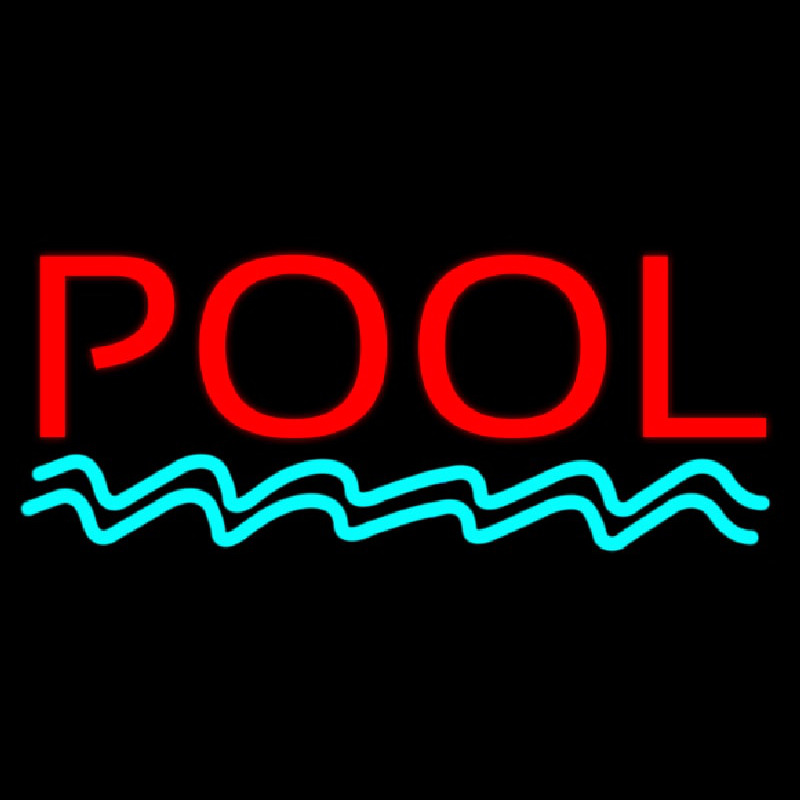 Pool Red Neonkyltti