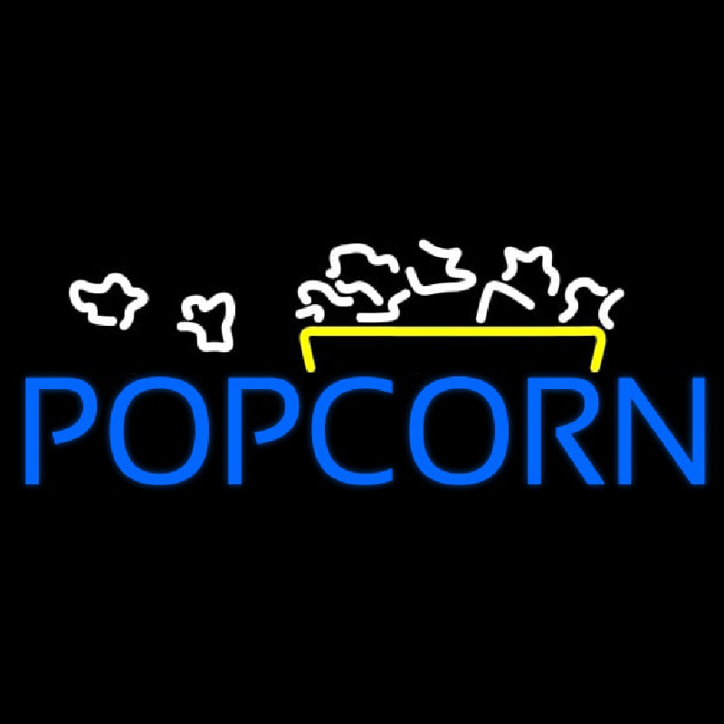 Popcorn Logo Neonkyltti