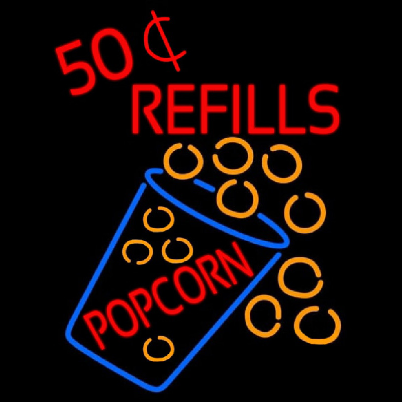 Popcorn Refills Neonkyltti