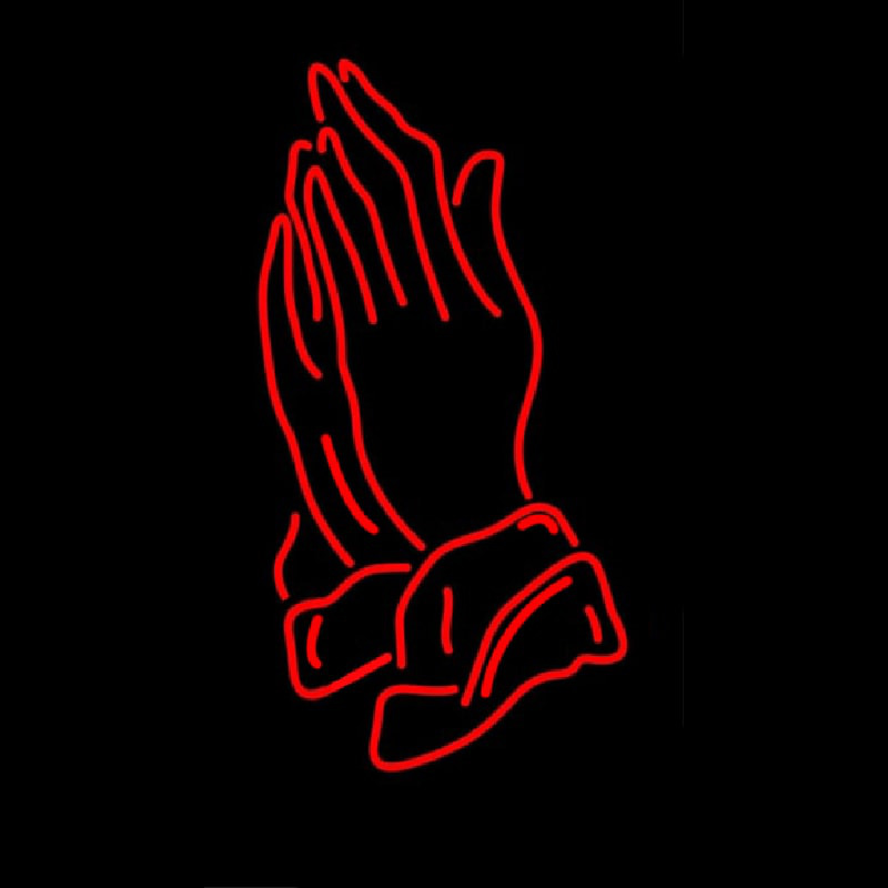 Praying Hands Neonkyltti