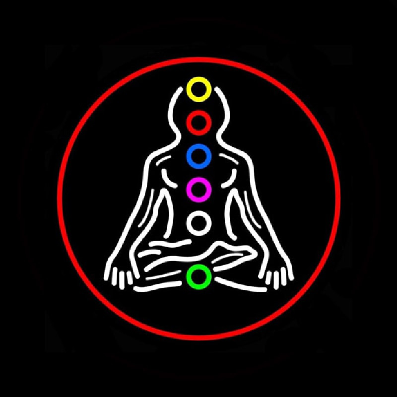 Psychic Health With Red Border Neonkyltti