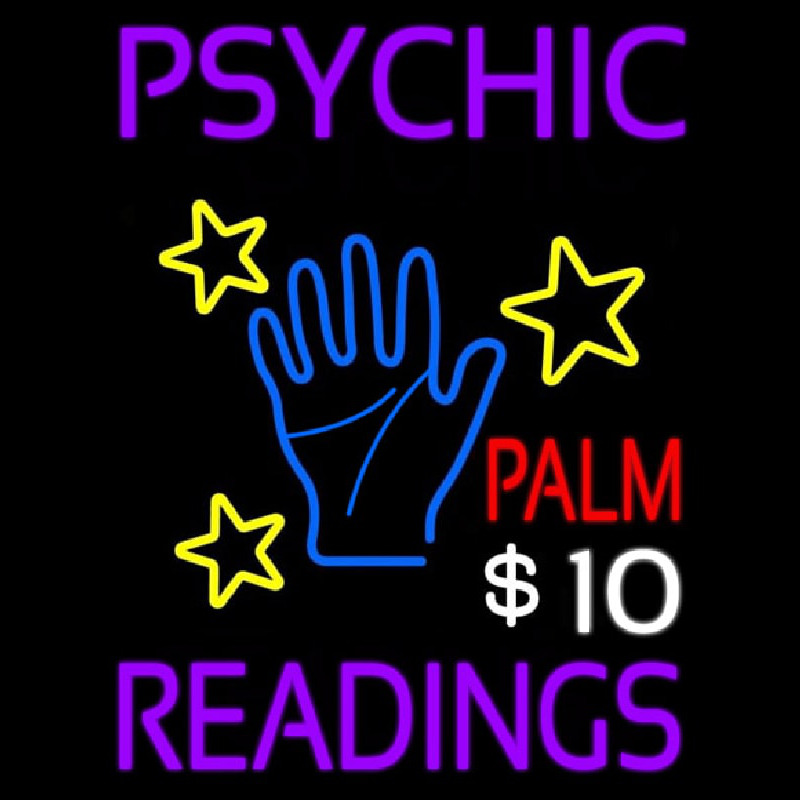 Psychic Palm Readings Neonkyltti