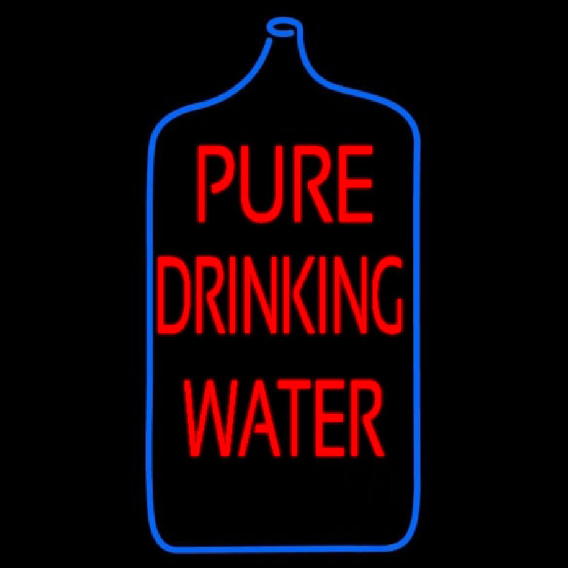 Pure Drinking Water Neonkyltti