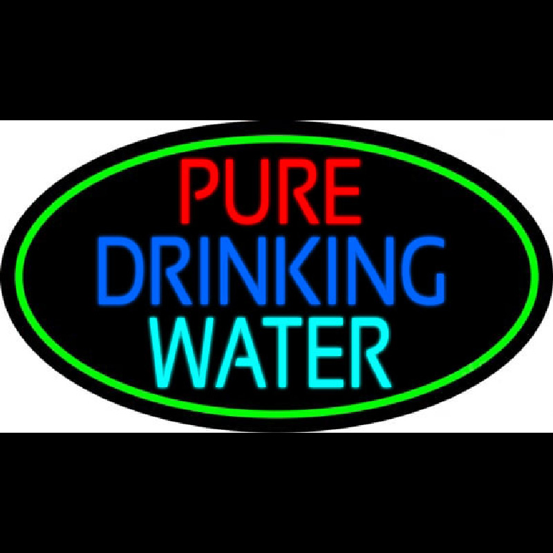 Pure Drinking Water Neonkyltti