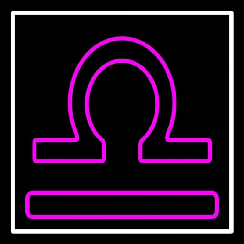 Purple Libra Neonkyltti