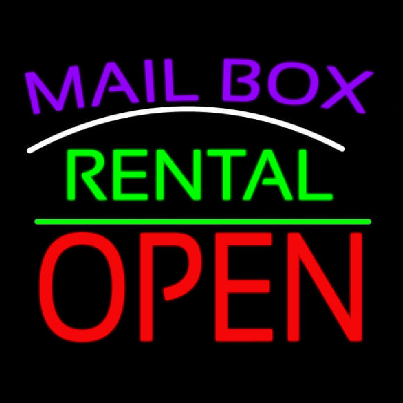 Purple Mailbo  Turquoise Rental With Open 1 Neonkyltti
