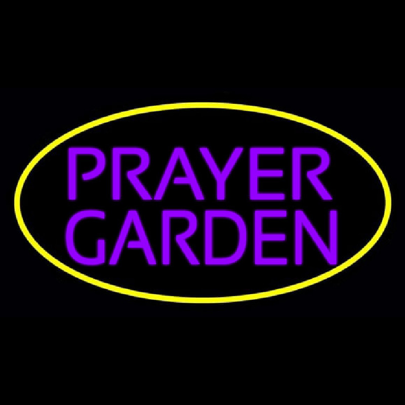 Purple Prayer Garden Neonkyltti