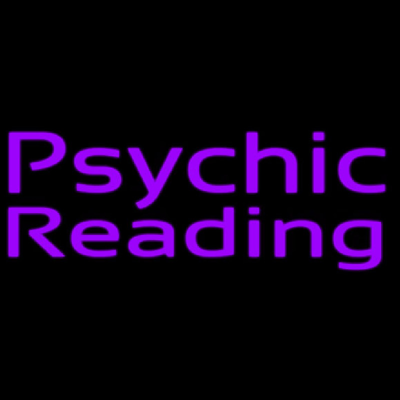 Purple Psychic Reading Neonkyltti