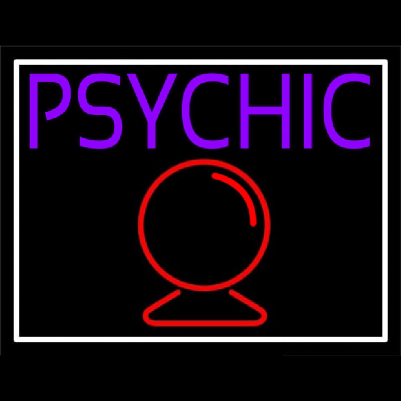 Purple Psychic With Crystal Neonkyltti