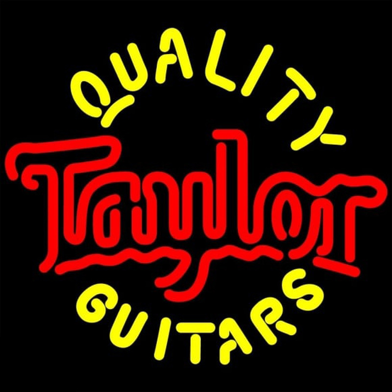 Quality Taylor Guitars Neonkyltti