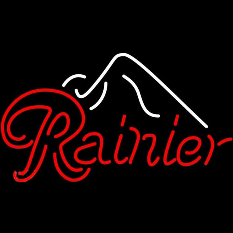 Rainier Ice Mountain Beer Sign Neonkyltti