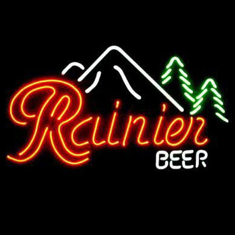 Rainier Olut Baari Avoinna Neonkyltti