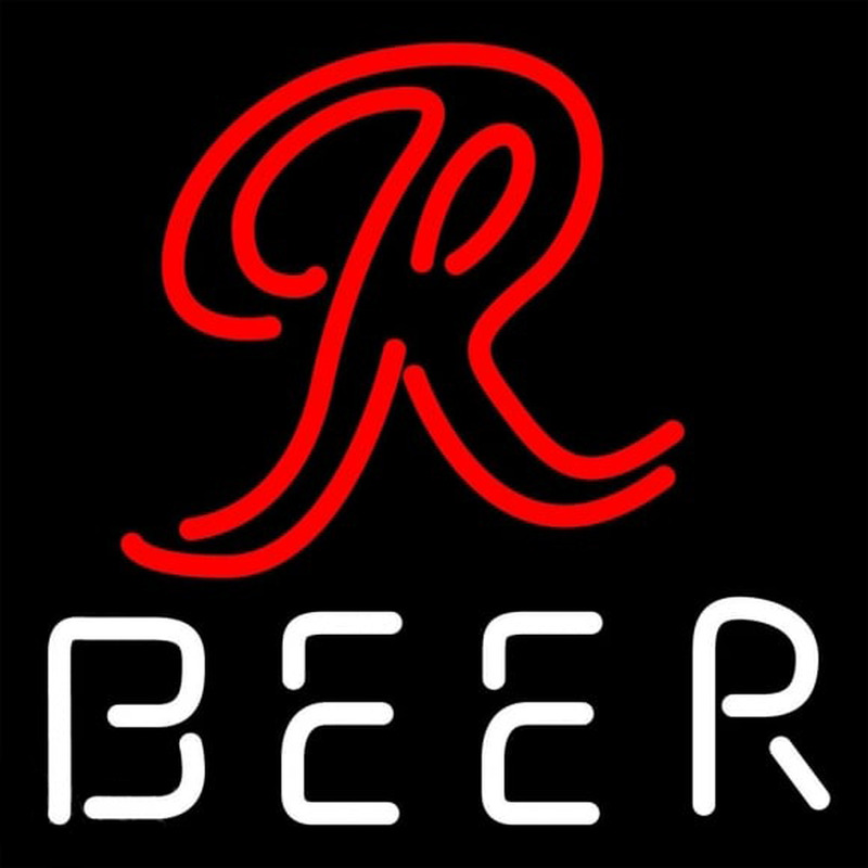 Rainier R Logo Beer Sign Neonkyltti