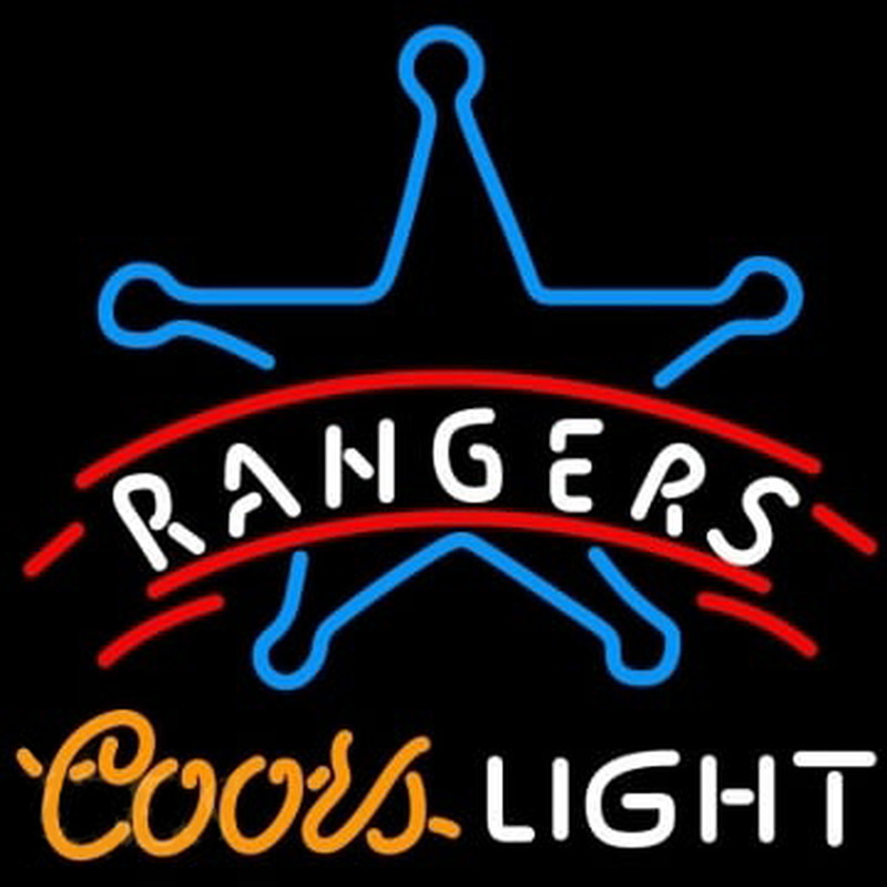 Rangers Coors Light Neonkyltti